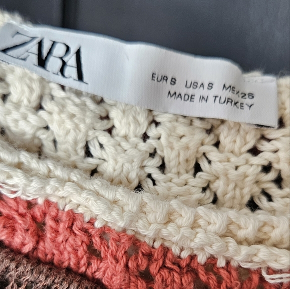 Zara crochet crop top women's size small - Picture 4 of 7